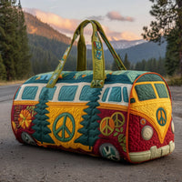 Hippie Van Quilted Duffle Bag