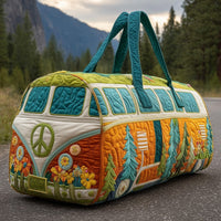 Hippie Van Quilted Duffle Bag