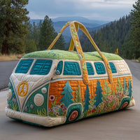 Hippie Van Quilted Duffle Bag