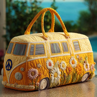 Hippie Van Quilted Duffle Bag