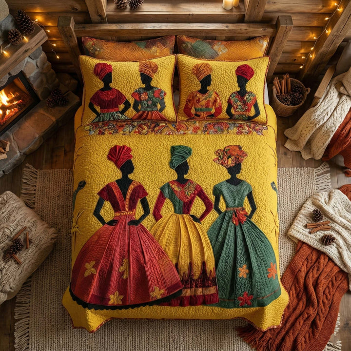 Soulbound Roots Quilted Bedding Set