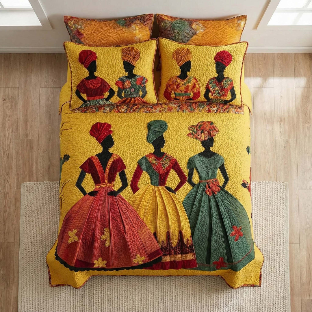 Soulbound Roots Quilted Bedding Set