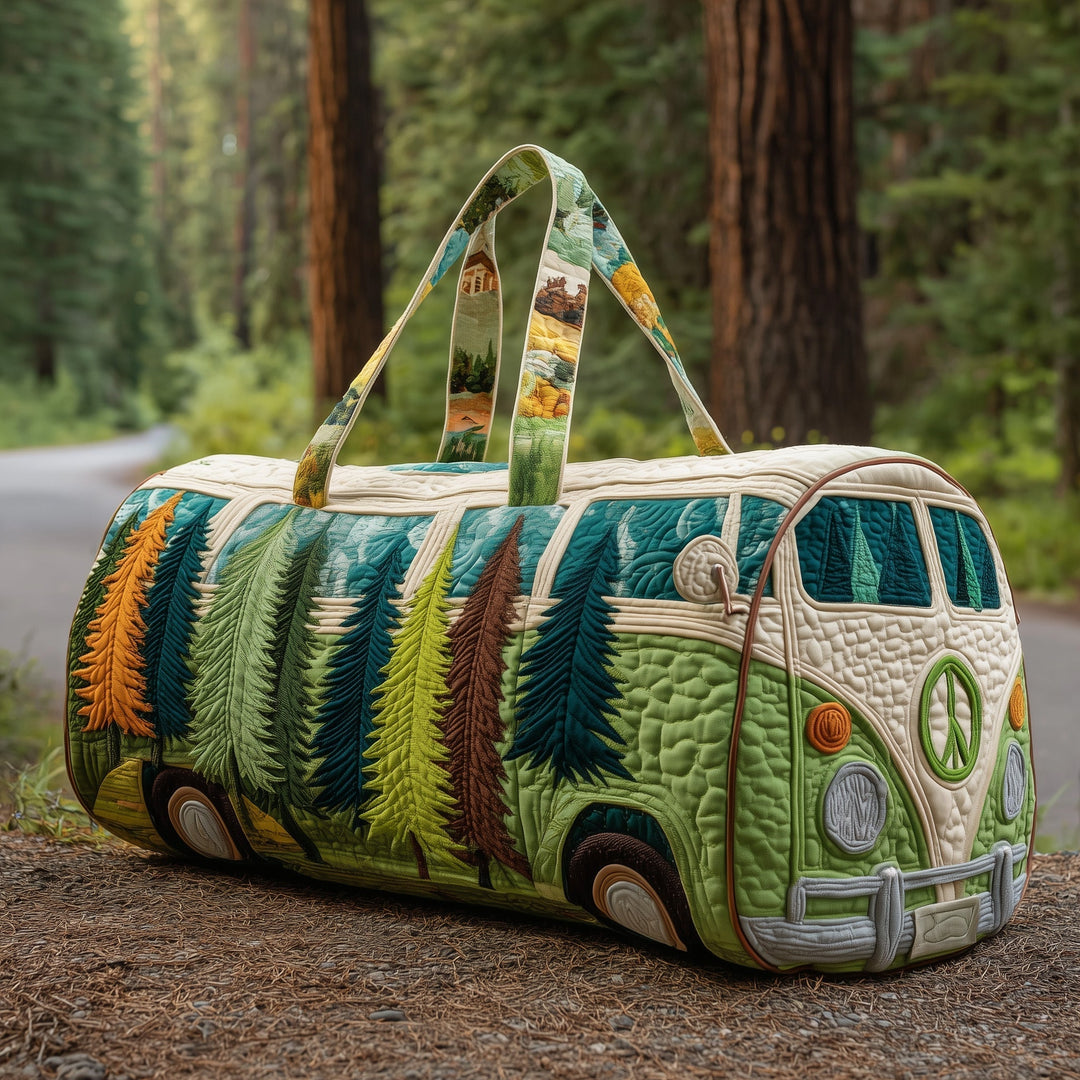 Camping Van Quilted Duffle Bag
