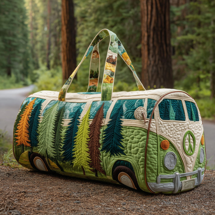 Camping Van Quilted Duffle Bag