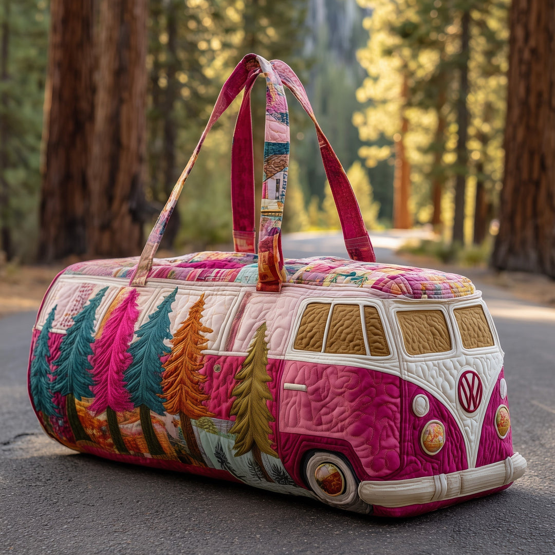 Camping Van Quilted Duffle Bag