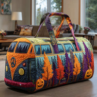 Haunted Highway Quilted Travel Duffle Bag