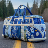 Indigo Quilted Duffle Bag