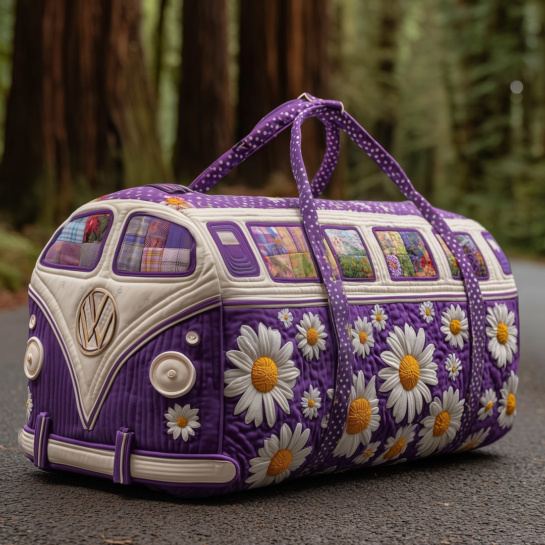 Blossom Path Quilted Duffle Bag