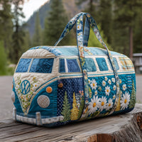Blossom Path Quilted Duffle Bag