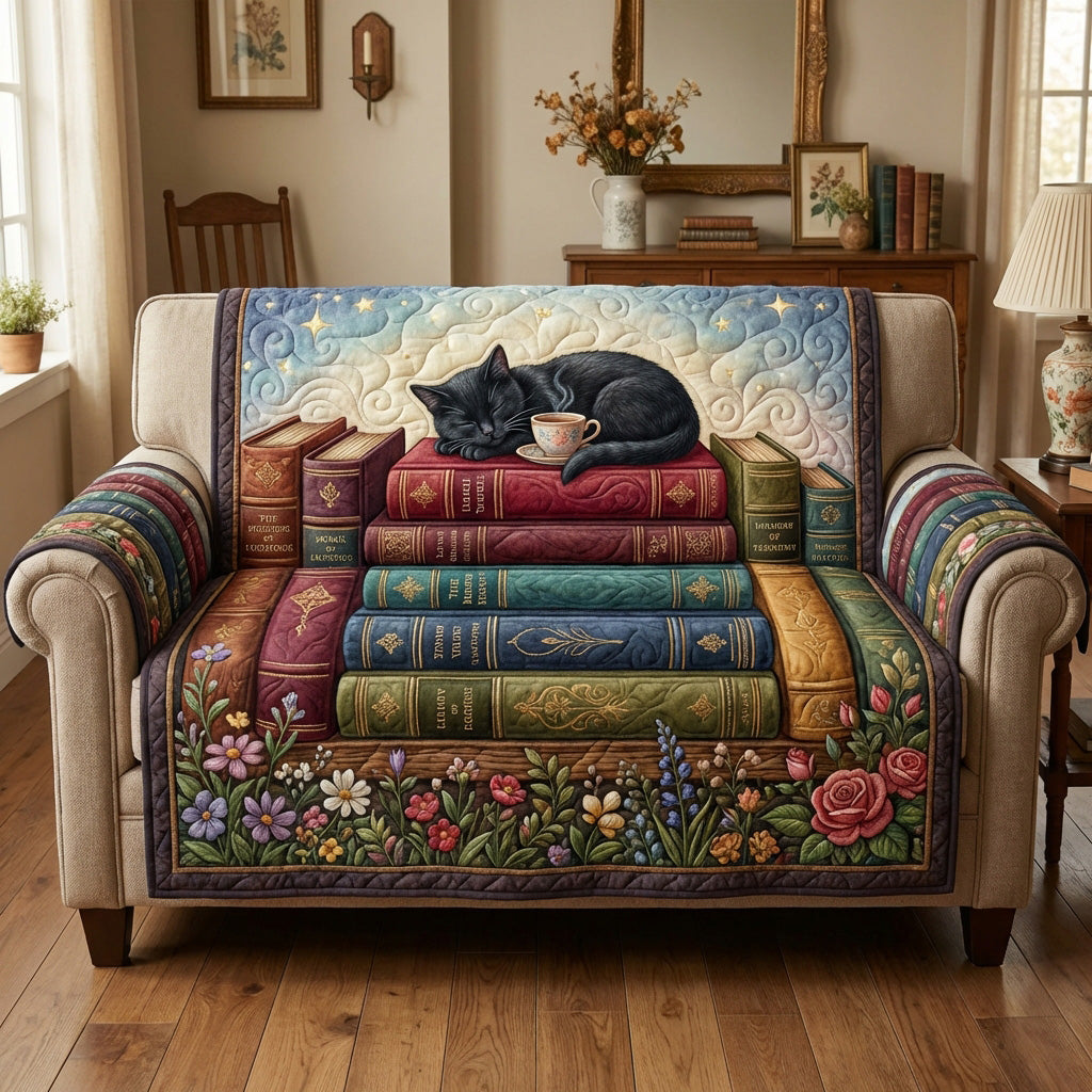 For Cats Healing Quilted Sofa Cover