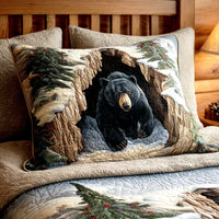 Festive Den Quilted Cushion Cover