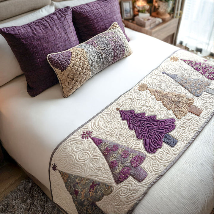Holiday Spark Collection Quilted Bed Runner