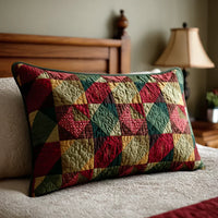 Dreamy Holly Quilted Cushion Cover
