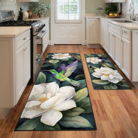 Hummingbird Light Kitchen Rug Set