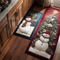 Jingle Frost Kitchen Rug Set