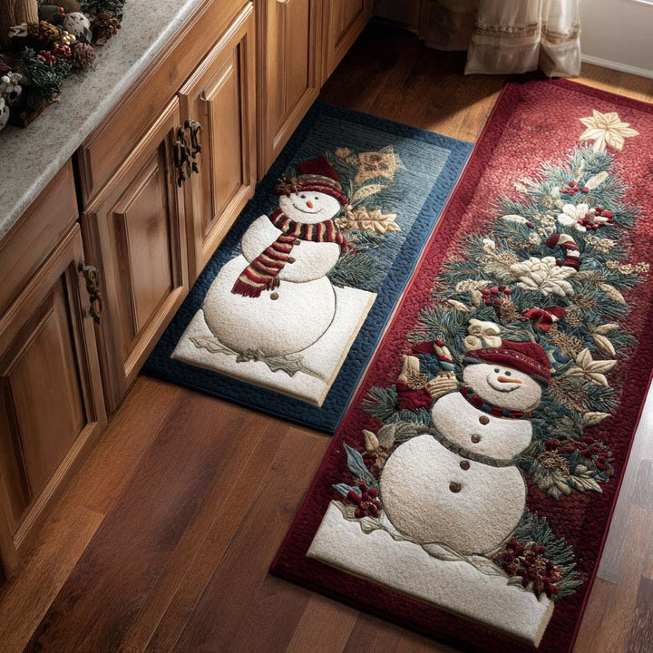 Jingle Frost Kitchen Rug Set