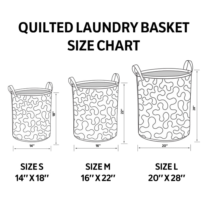 Maritime Mood Quilted Laundry Basket