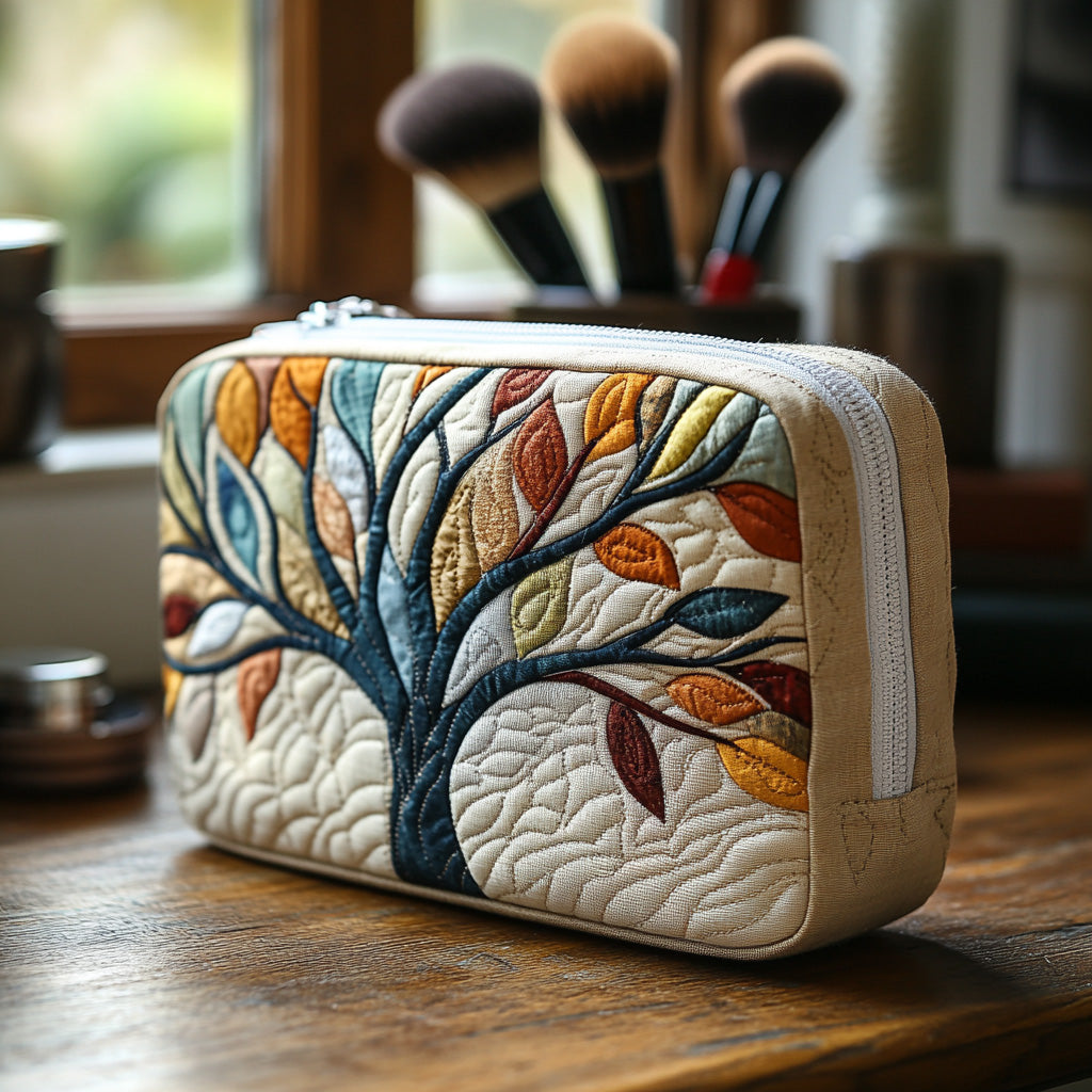Life Embrace Quilted Cosmetic Bag