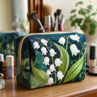 Lily Grace Quilted Cosmetic Bag