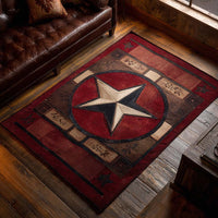 Lone Star Quilted Area Rug
