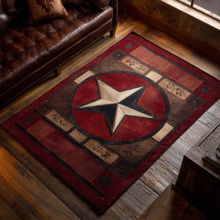 Lone Star Quilted Area Rug