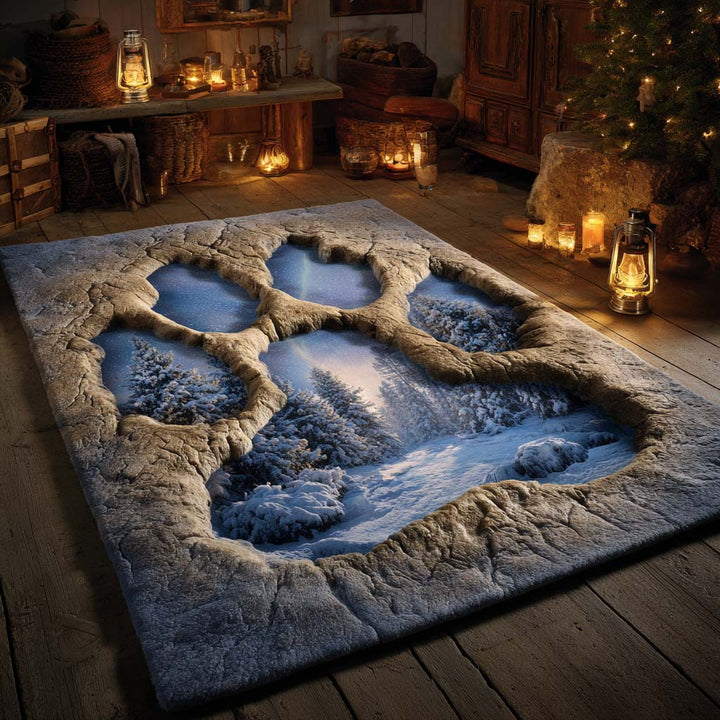 Midnight Paws Quilted Area Rug