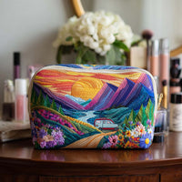 Natures Journey Ride Quilted Cosmetic Bag