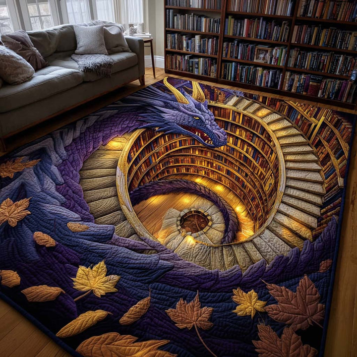 Novel Retreat Quilted Area Rug