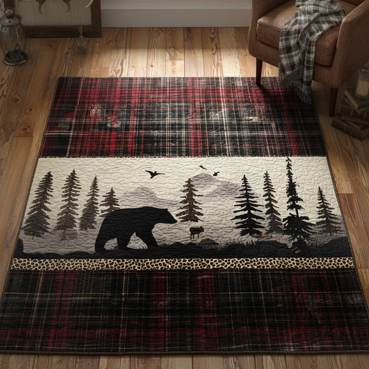 Pine Lodge Quilted Area Rug