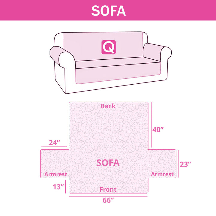 Turquoise Mesa Quilted Sofa Cover