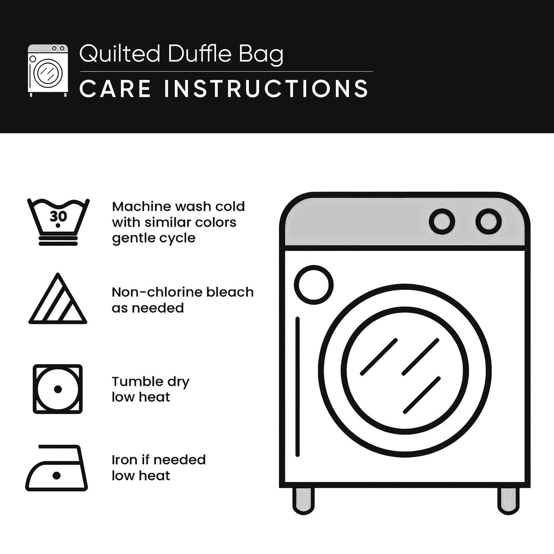 Retro Camper Quilted Duffle Bag