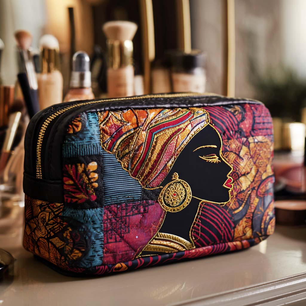Radiant Spirit Quilted Cosmetic Bag