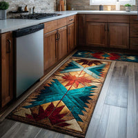 Rustic Charm Kitchen Rug Set