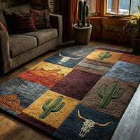 Rustic Mesa Quilted Area Rug