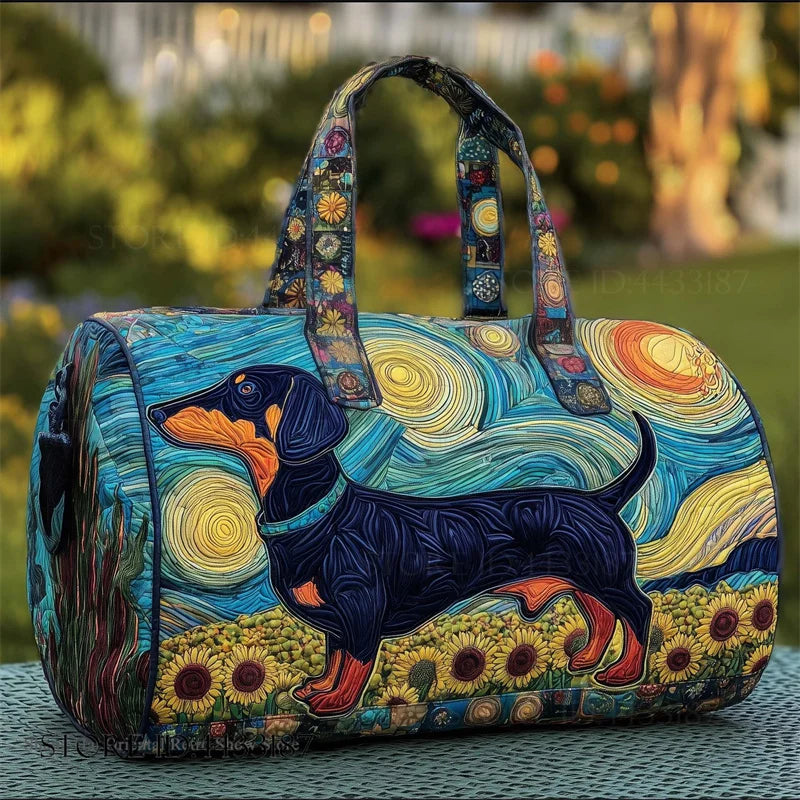 Dachshund Tote Soft Travel Bag