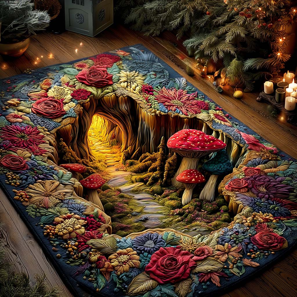 Secret Path Quilted Area Rug