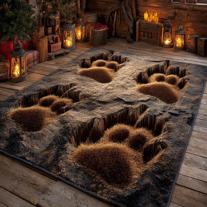 Shadow Paw Path Quilted Area Rug