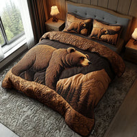 Woodland Creatures Quilted Bedding Set
