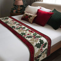 Silent Night Sparkle Quilted Bed Runner