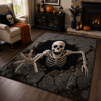 Skeleton Rift Quilted Area Rug
