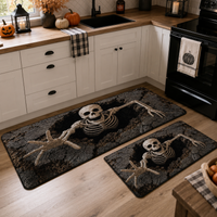 Skeleton Rift Kitchen Rug Set