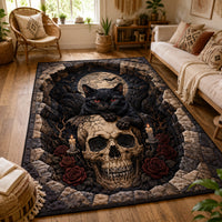 Skullbound Familiar Quilted Area Rug