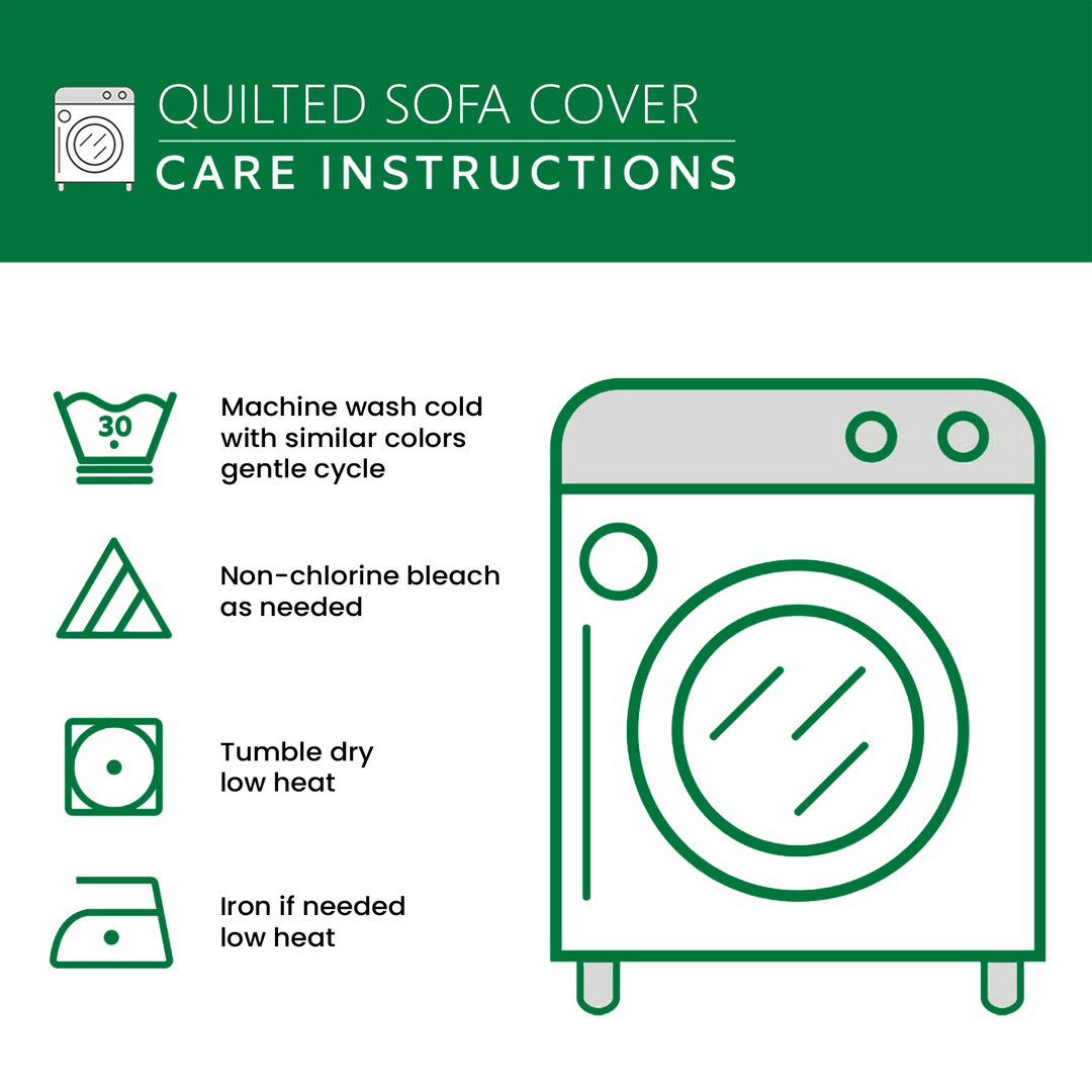 Pet Paw Quilted Sofa Cover
