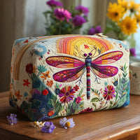 Flight Quilted Cosmetic Bag