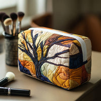 Soul Branches Quilted Cosmetic Bag