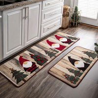 Sparkling Snow Kitchen Rug Set