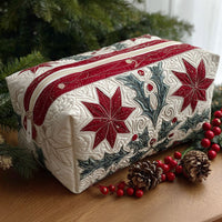 Star Petal Quilted Cosmetic Bag