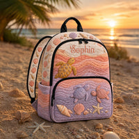Sea Turtle TP02 Quilted Backpack
