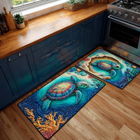 Tide Wanderer Kitchen Rug Set