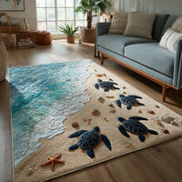 Turtle Path Quilted Area Rug